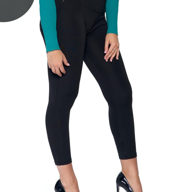 Getry damskie z ozdobnym zamkiem