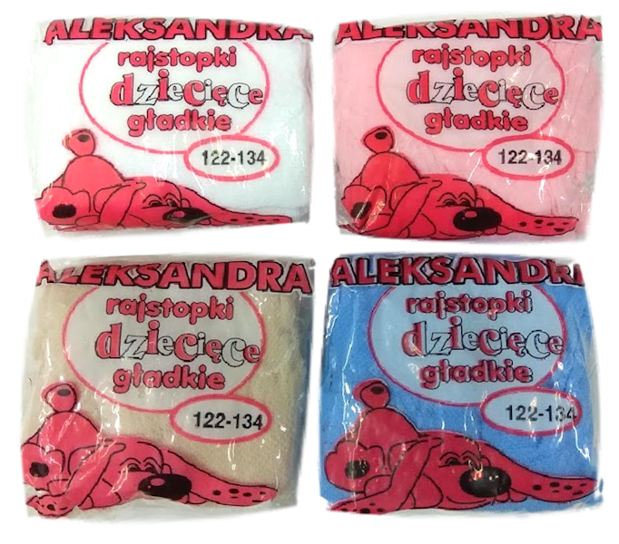 Rajstopy dziecięce gładkie