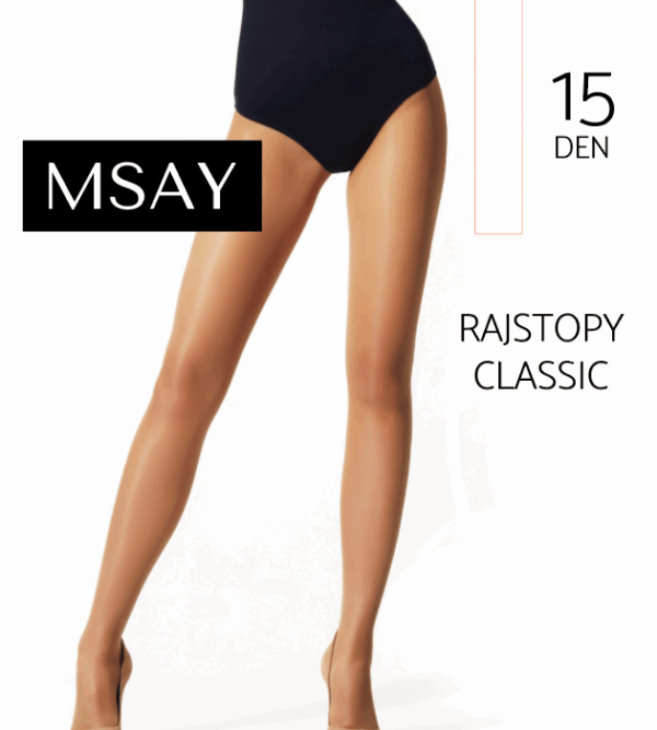 RAJSTOPY LYCRA CLASSIC 15DEN MSAY