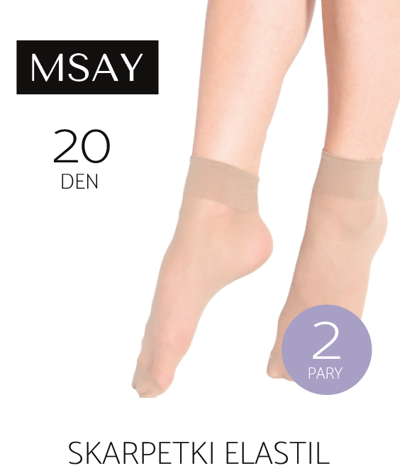 SKARPETKI ELASTIL MSAY 2PARY