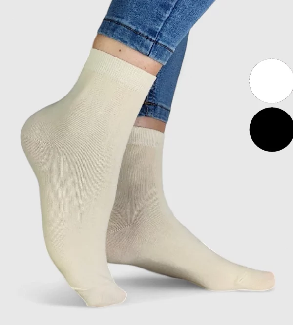 Skarpety damskie MSAY SKD329 gładkie