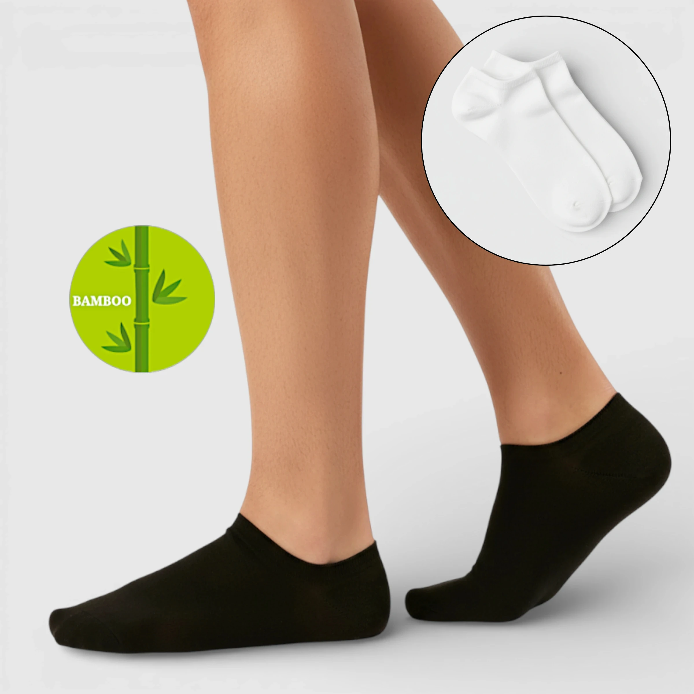 Skarpety męskie stopki bambusowe MSAY SKM527